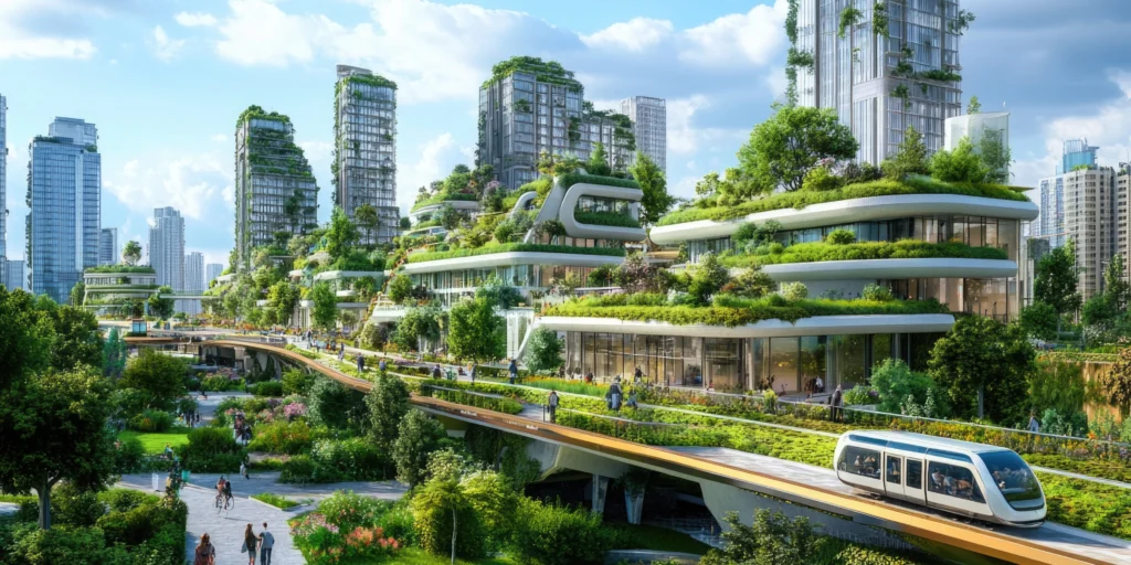 A modern city street